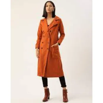 Long Coats with Button Closure